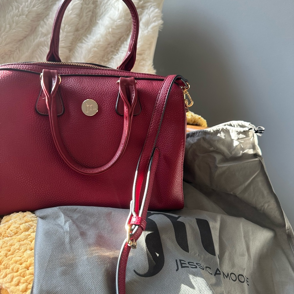 Red Leather Handbag